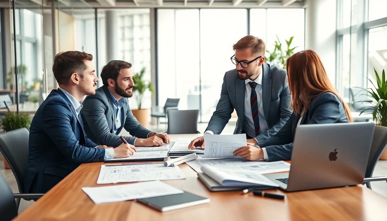 Headhunter Ingenieure vermittelt erfolgreich Ingenieure in einem modernen Bürosetting.