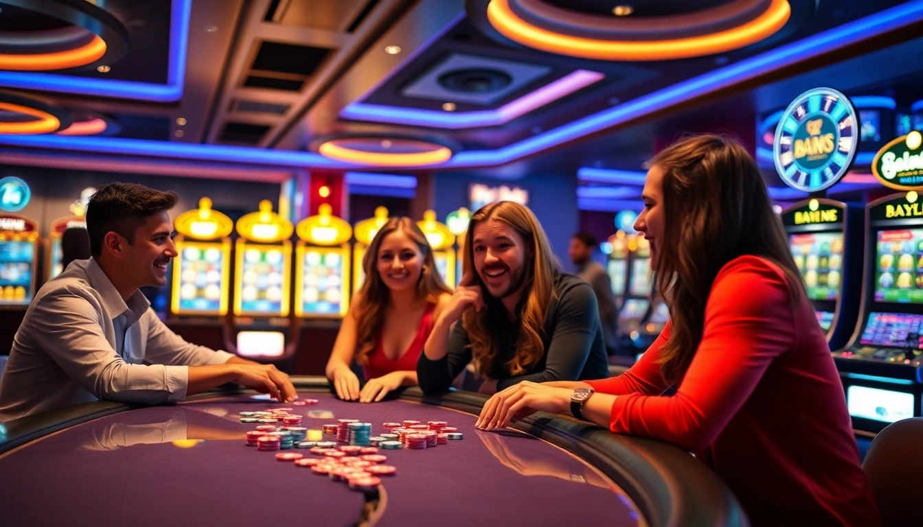 A legjobb online kaszinó hangulata, ahol játékosok élvezik a játékélményt.